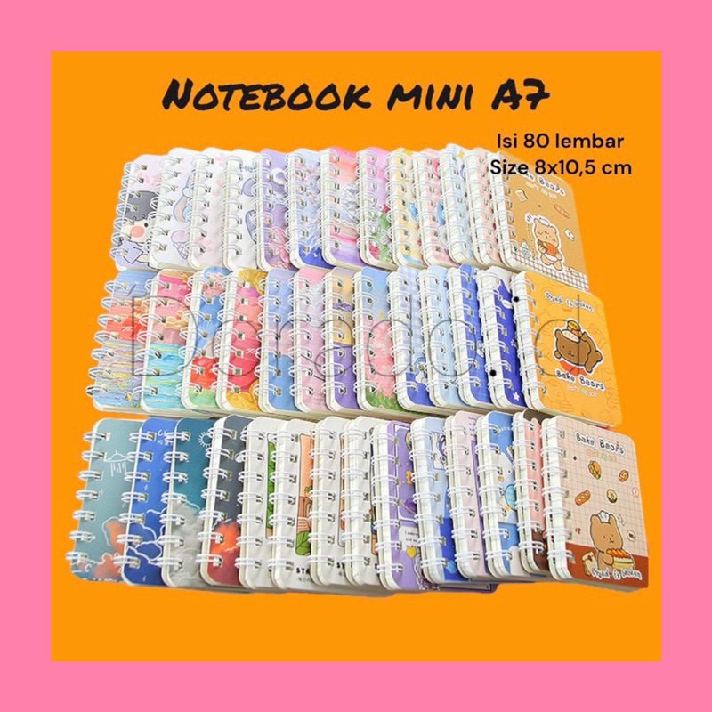 

Notebook Note Book Buku Notes Kecil Buku Ring Buku Catatan