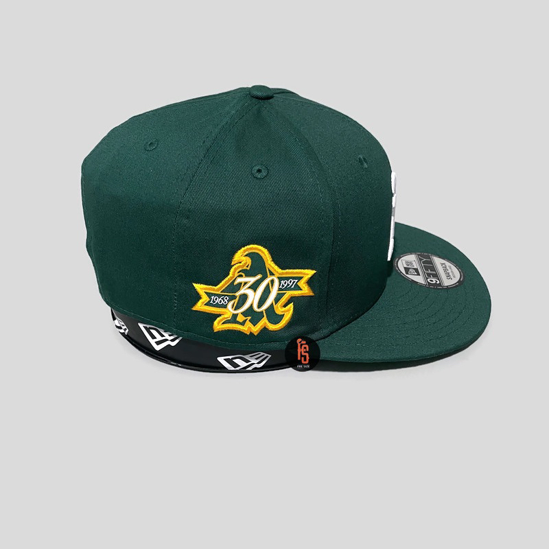 TOPI NEW ERA ORIGINAL 950 TEAM SIDE OAKLAND ATHLETICS GREEN