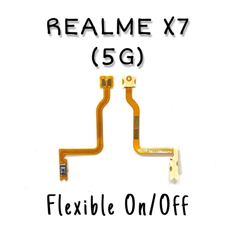 Flexibel Connector Power On Off Realme X7 (5G) - Fleksibel Fleksible Flexible Konektor