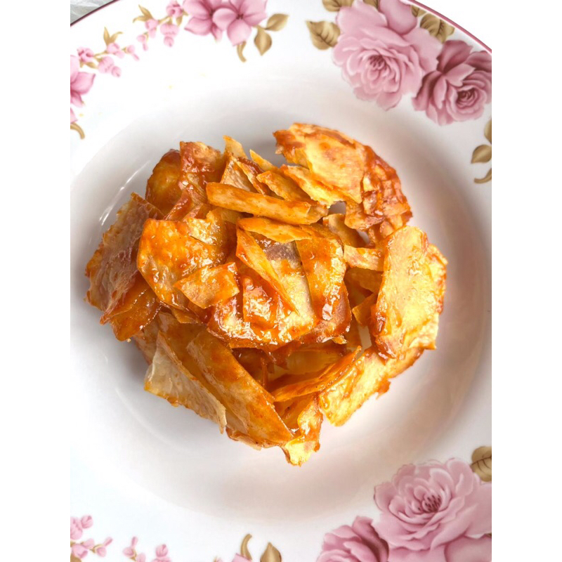

READY KERIPIK SINGKONG PEDAS ENAK