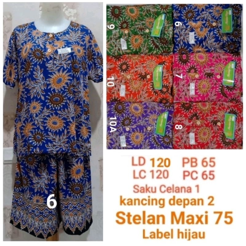 Kencana Ungu Asli  Stelan Maxi 75 LD 120cm Label hijau