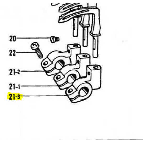 Looper Holder Mesin Jahit Make Up YX-926 / B-926 Ori Taiwan