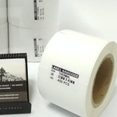 

♣ LABEL STIKER THERMAL TIMBANGAN DIGITAL 50 X 40 mm - 50x40 mm ♔