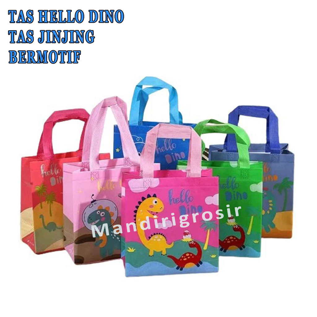 Tas Plastik * Tas Jinjing * Tas Motif Serbaguna * Tas Hello Dino