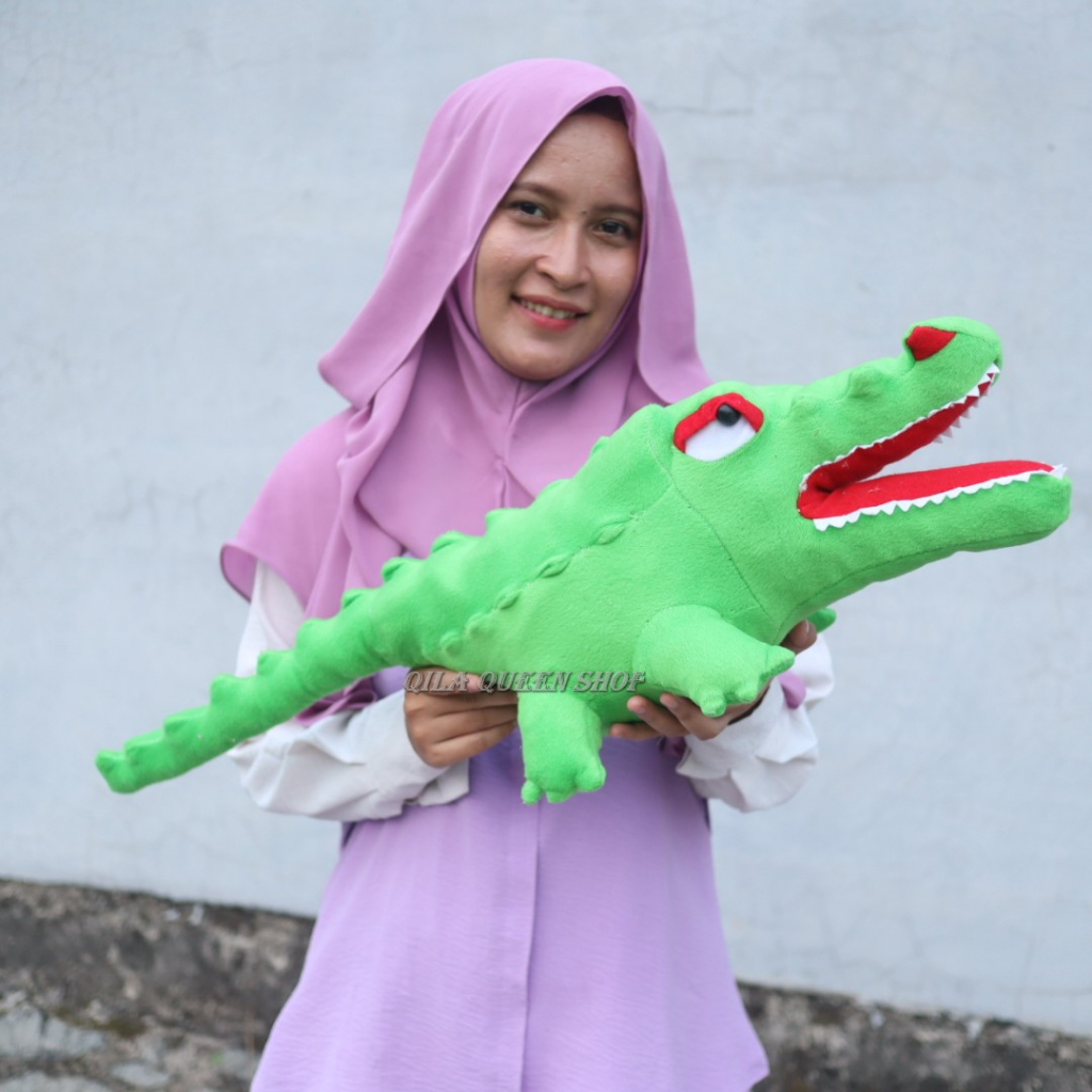 BONEKA BUAYA L BESAR, MURAH,LARIS BISA COD