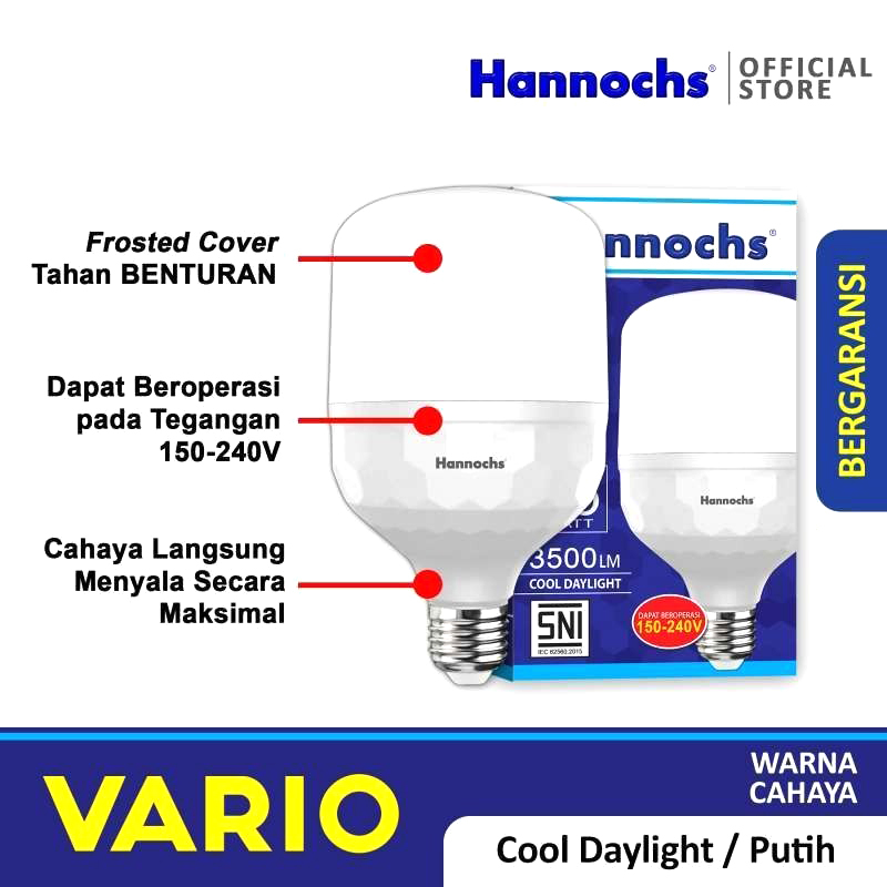 Hannochs Lampu Led Vario 32 Watt CDL Putih SNI Original