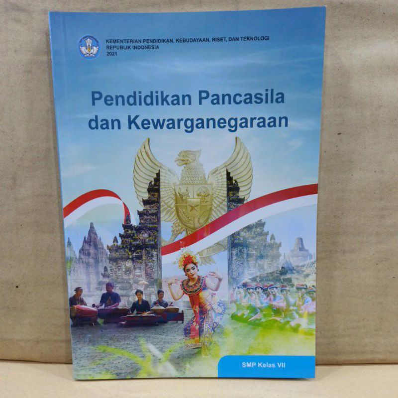 Buku Paket PPKN kelas 7 SMP kurikulum merdeka 2021