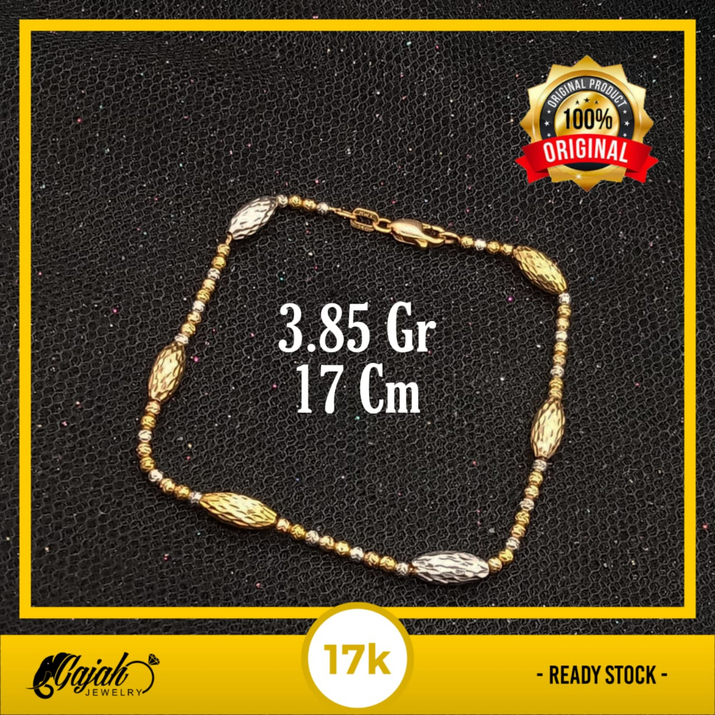 Gelang Emas 17K - 3.85 Gr Kadar 750 - 5358