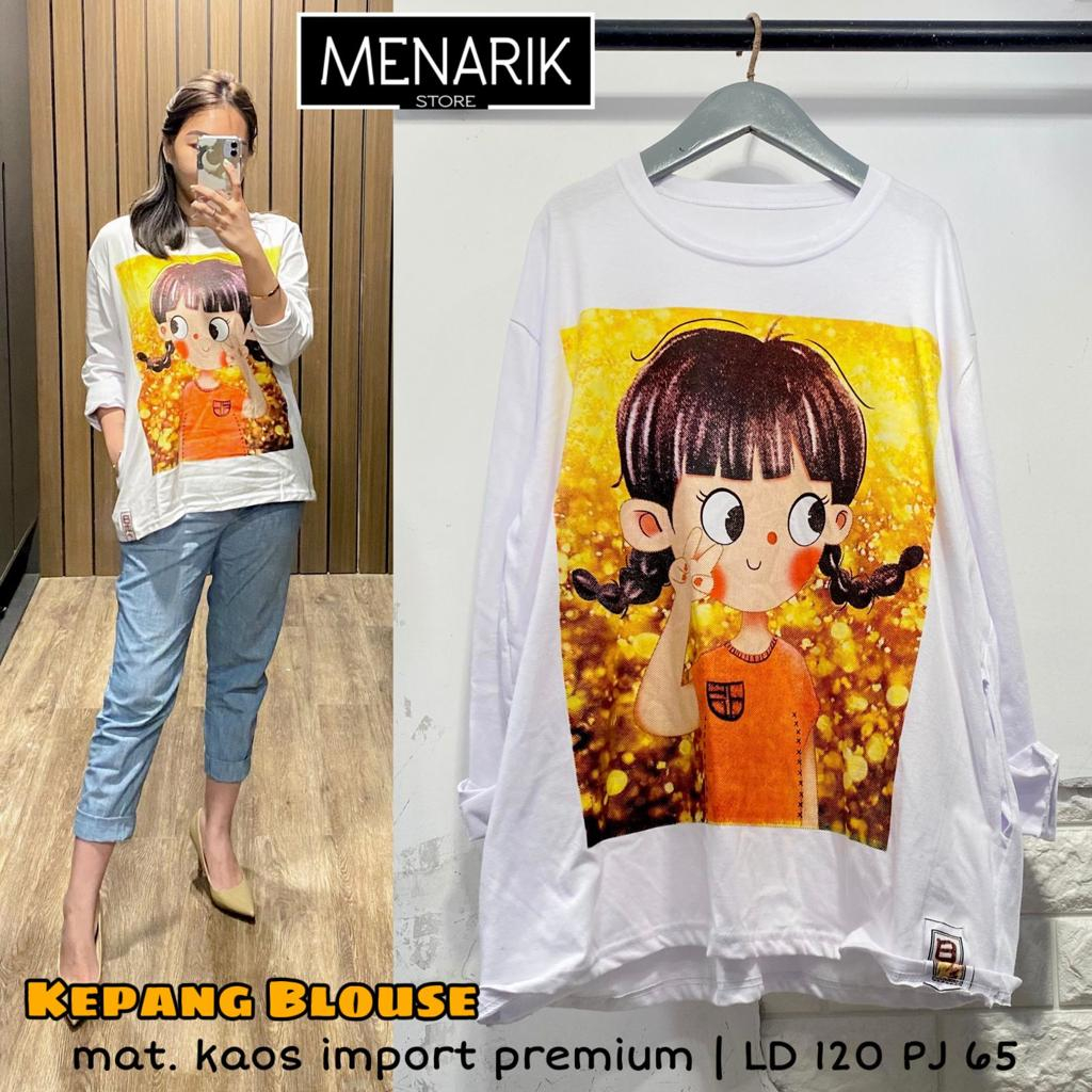 KAOS WANITA / KAOS JUMBO LD 120 / BAJU WANITA LENGAN PANJANG