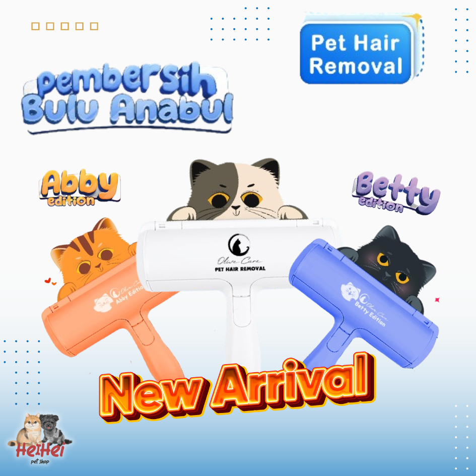 Olive Care Pet Hair Removal Seumur Hidup - Pembersih Bulu Kucing Anjing Lifetime Use / Lint Roller / Fur Easy Remover