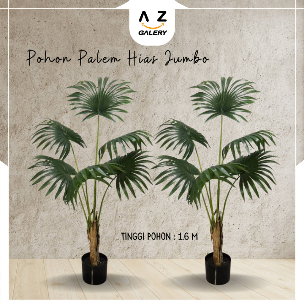 Azgalery / Pohon Palem Hias Jumbo Artifical Coconut Tree Artifical Hiasan Sudut Rumah Taman Tanaman Hias Jumbo Import PBP175