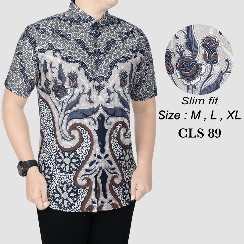 batik jakarta asli slimfit