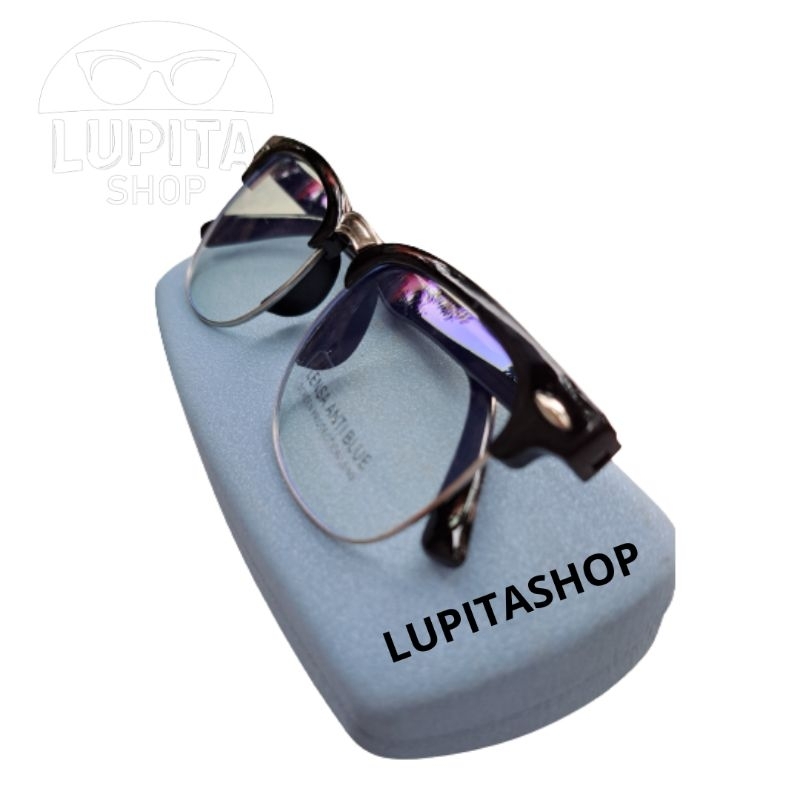 KACAMATA ANTIRADIASI UNTUK MATA NORMAL FRAME OVAL