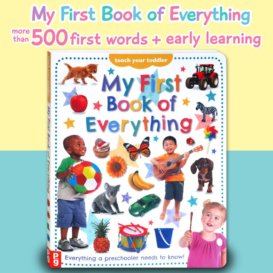 [Award] My First Book of Everything Board Book (first words & early learning) (lebih dari 500 kata p