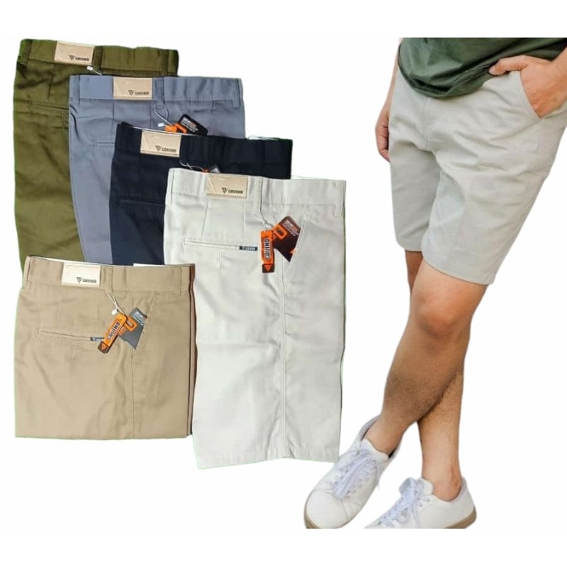 Celana pendek pria chino pants / short pants terlaris keren tidak luntur