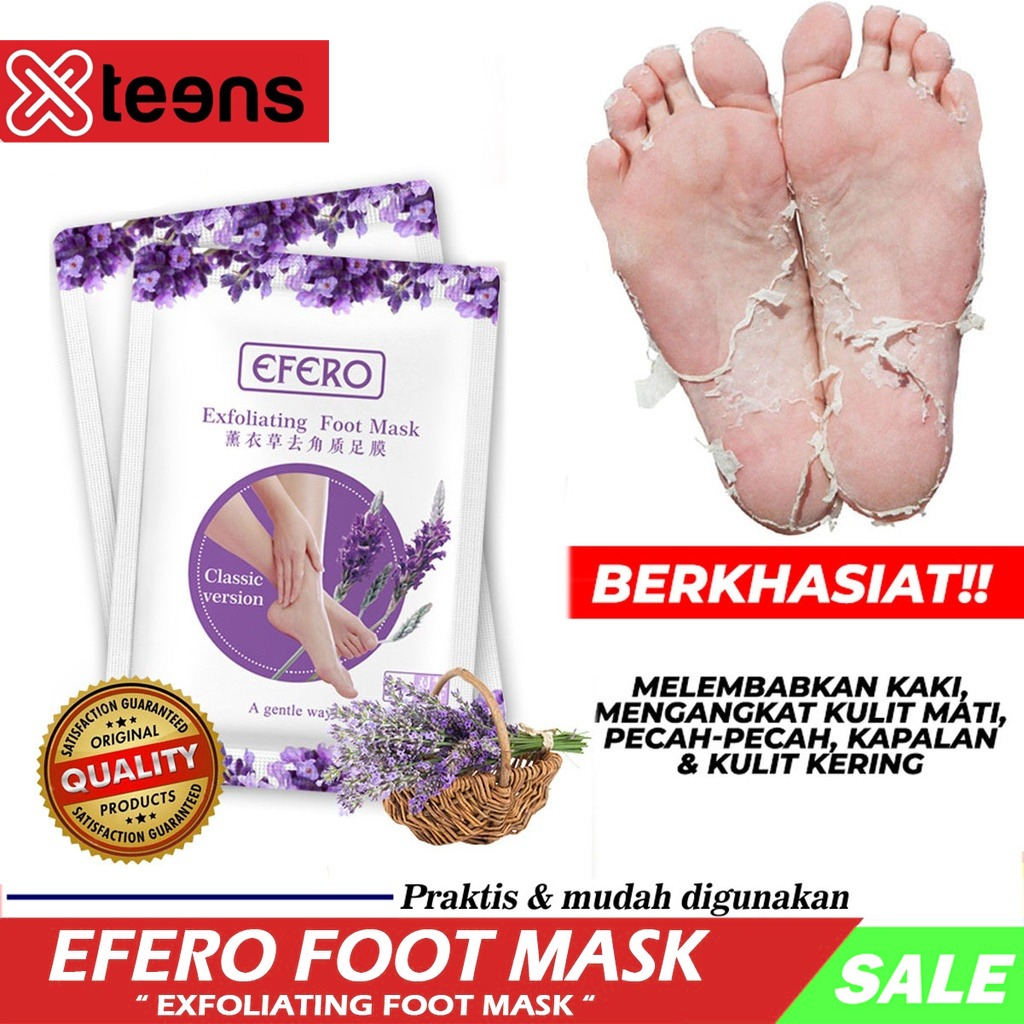 Masker Kaki Foot Mask PERAWATAN KAKI PECAH PECAH/Masker kaki Viral/Masker kaki murah