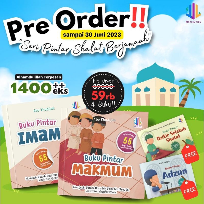 

Pre-Order!!! Buku anak "Seri Pintar Shalat Berjamaah