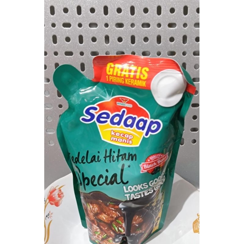 kecap sedaap 520ml/kecap sedaap kedelai hitam special 520ml/kecap manis Sedaap 520ml