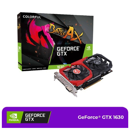 VGA Card Colorful GeForce GTX 1630 NB 4GD6-V - 4GB GDDR6