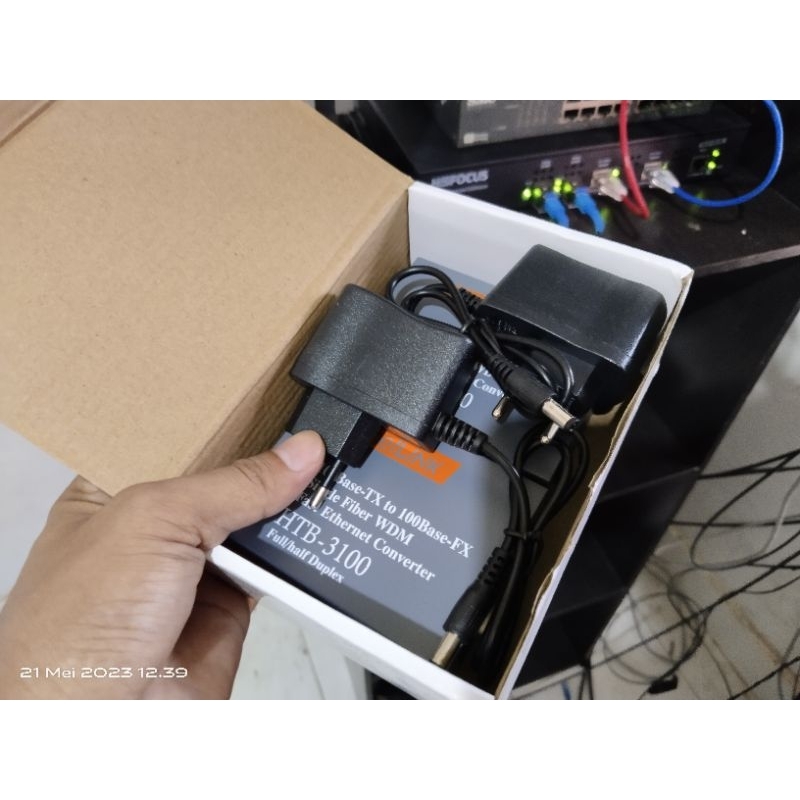 Media Converter HTB FO (Fiber Optik) A/B