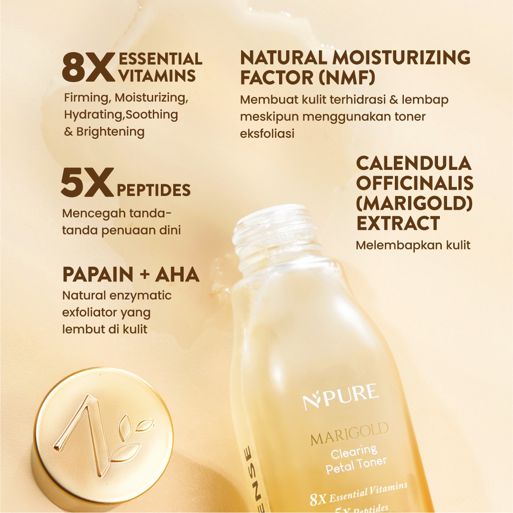 NPURE MARIGOLD CLEARING PETAL TONER