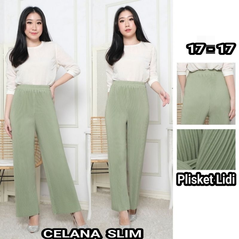 KULOT PLISKET PISKET LIDI PREMIUM IMPORT / PLEATED PANTS