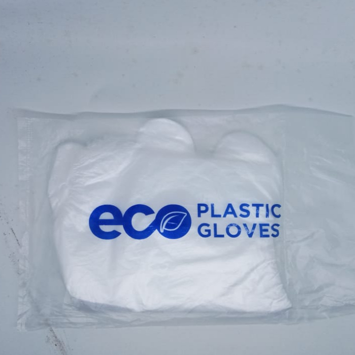 (NCS) Sarung Tangan Plastik Sekali Pakai 1 Pack Isi 100 Pc Food Grade Pelindung Tangan Anti Bakteri Disposable Plastic Gloves Bening Polos Transparan