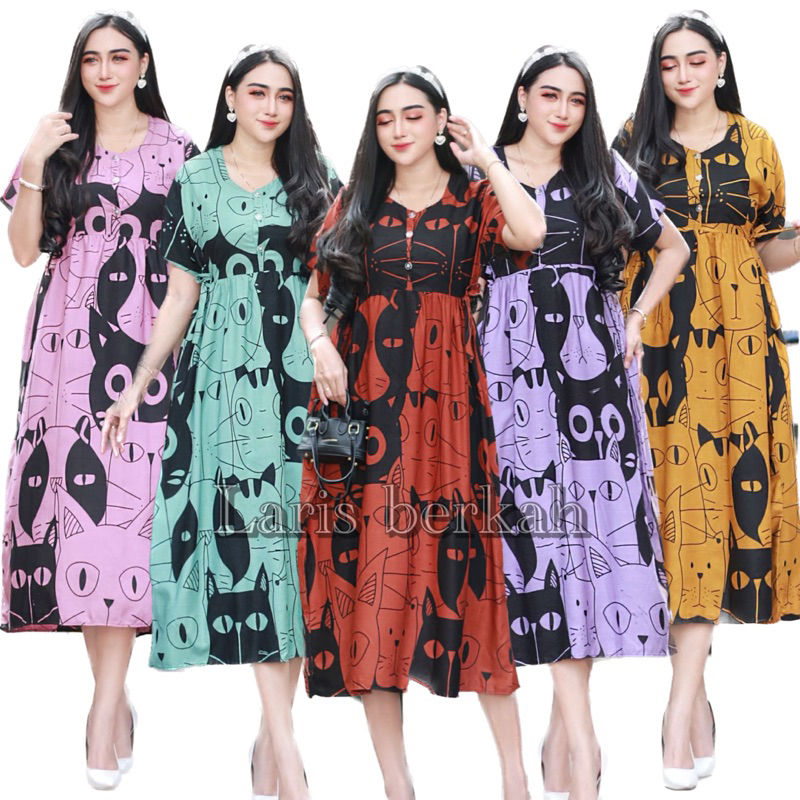 DASTER ANDIN ARAB KETY DRESS || RAYON SUPER GRADE A ORI || MODEL KANCING DEPAN BUSUI &amp; BUMIL LD 110