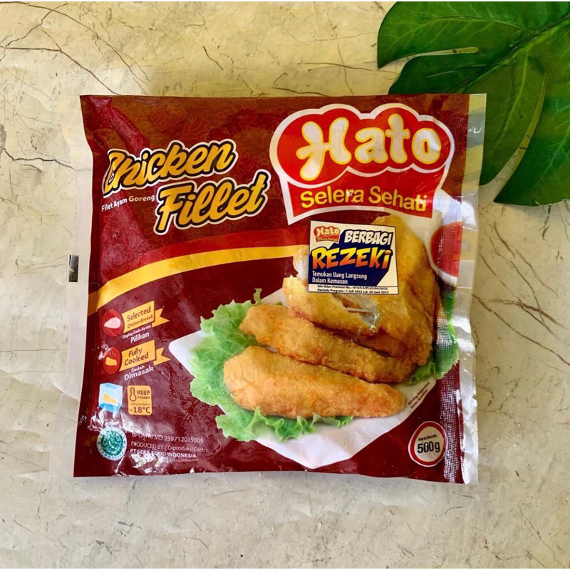 

Hato Chicken Fillet 500gr [Fillet Ayam Goreng]