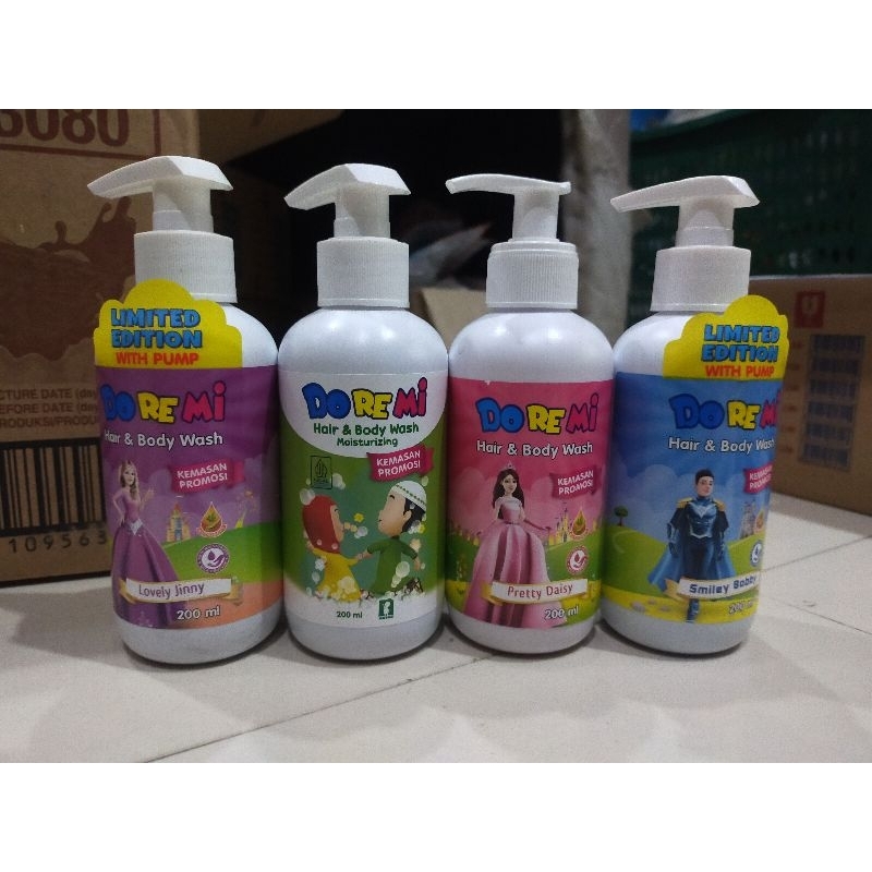 Doremi Hair and Body Wash Pump 200ml