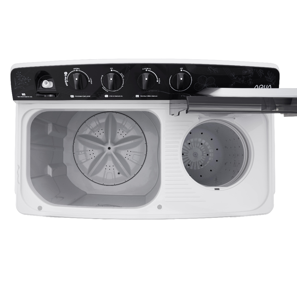 AQUA QW-P1460T / QWP1460T Mesin Cuci 2 Tabung 14kg Garansi Resmi