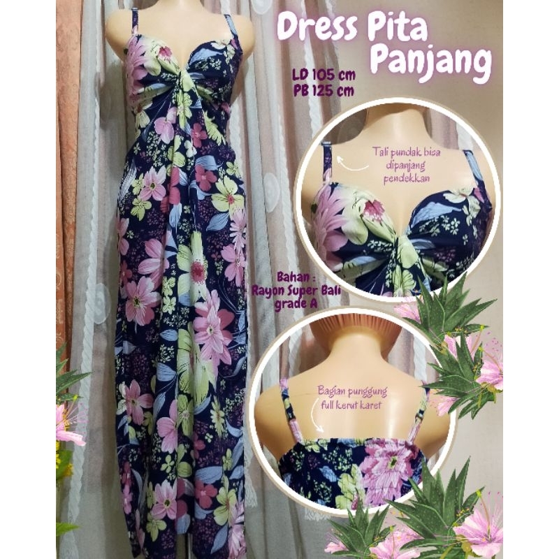 Daster pita kupu //Dress pita //Dress singlet Bali