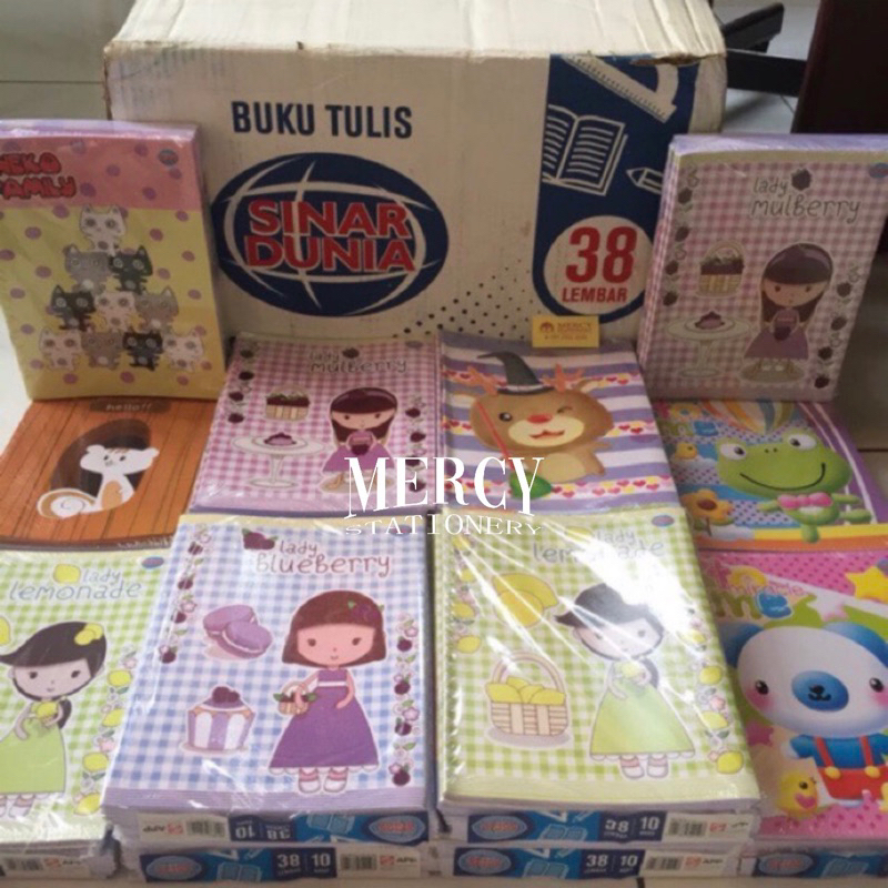 

10 Buku - Buku Tulis Sidu 38 Lembar Grosir 1 Pak isi 10 buku