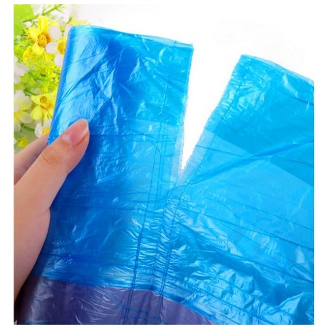 Kantong Plastik Sampah Roll Jumbo Tali Besar 45X50cm Tebal Bening Tas Kresek Sampah Dapur Gulung Serbaguna