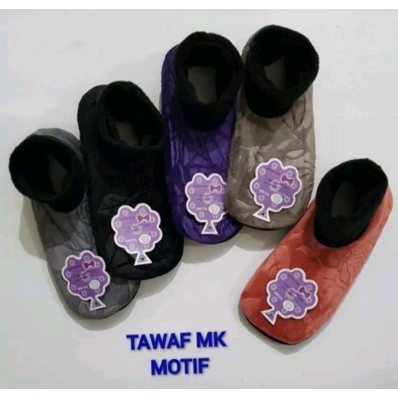 KAOS KAKI TAWAF HAJI & UMROH WANITA//SEPATU TAWAF TINGGI BELUDRU.