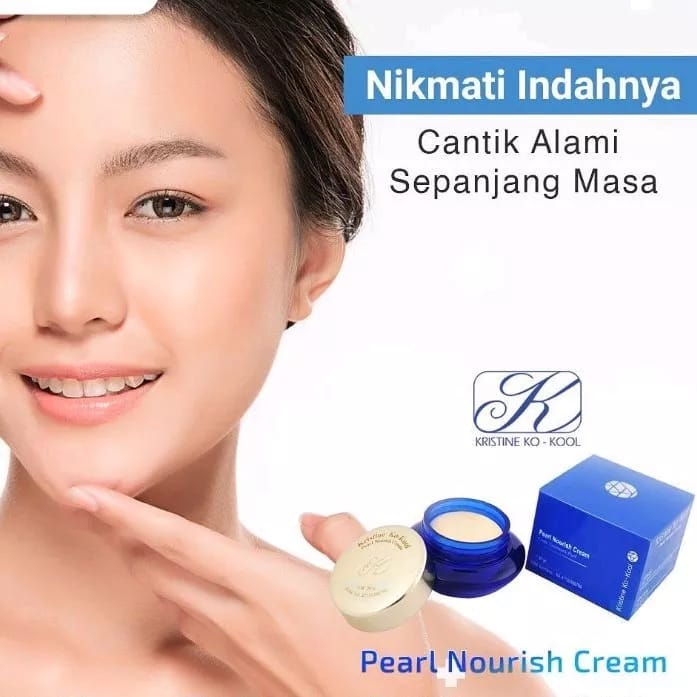 Kristine Ko Kool Pearl Nourish Cream Refreshing Krim KK Indonesia 8