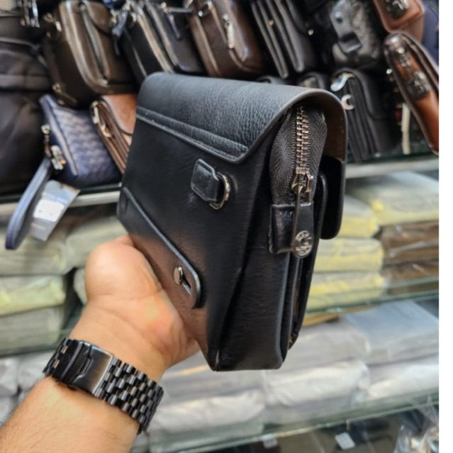 Handbag Clutch Montblanc Tas Tangan free Fena/Card ATM Unisex Import Kulit Pu Quality