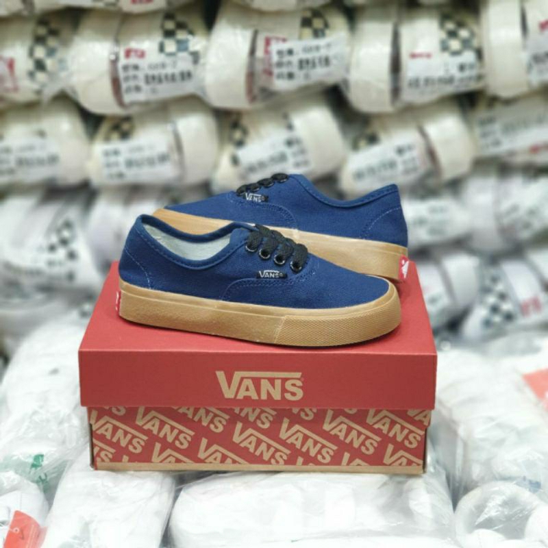 Sepatu Anak Anak Vans Authentic Soll Gum Size 21 - 35 Import Quality Pria wanita