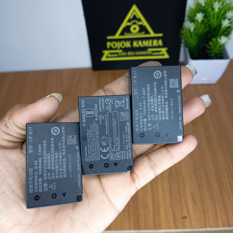 batre Ori canon m3 m5 lp-e17 ORIGINAL battery Canon m3 baterai eos m3 750d 760d