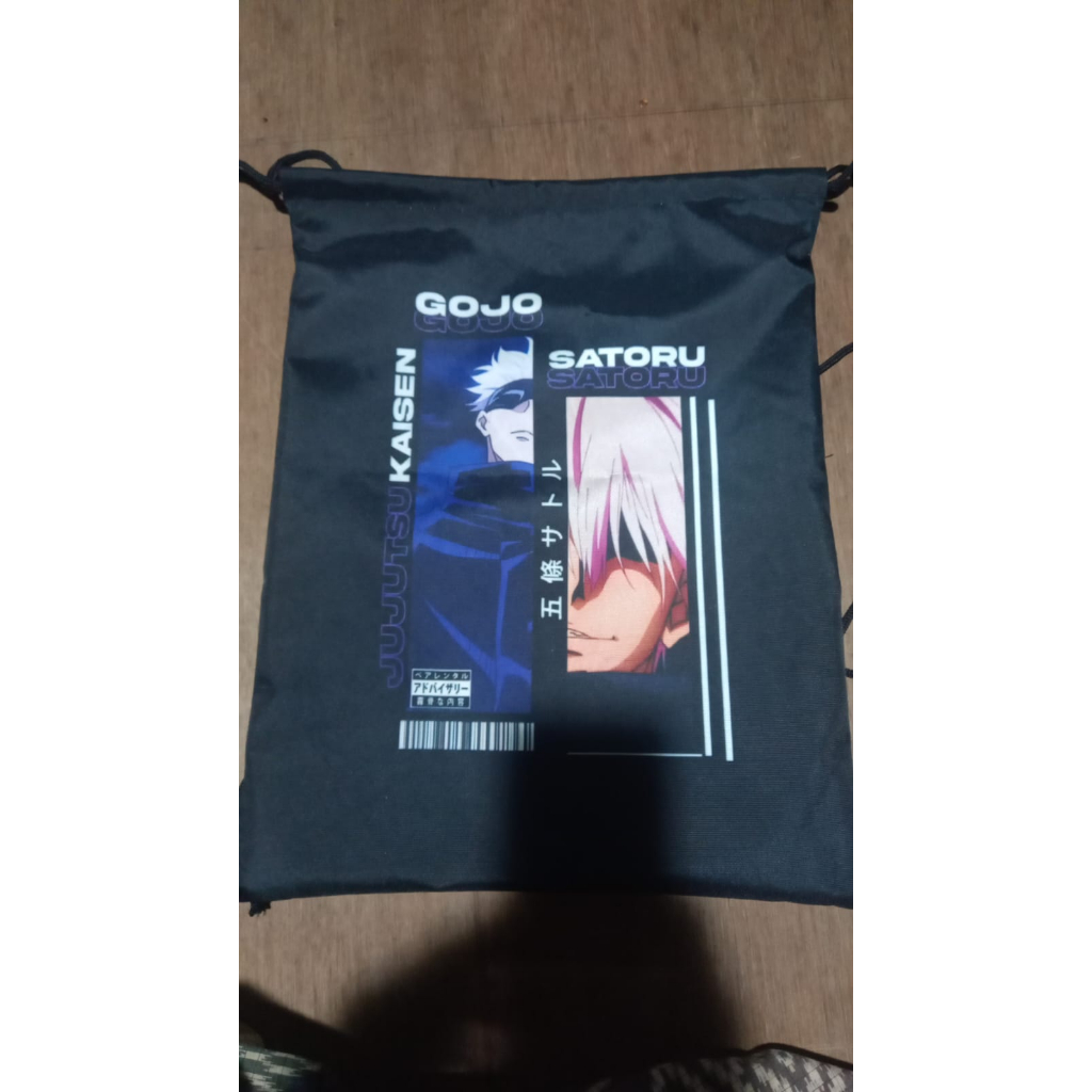 Tas Serut Sekolah NASA Gymsack String Bag Pria Wanita Multifungsi
