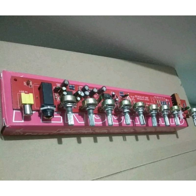 penguat mic 9 potensio pass