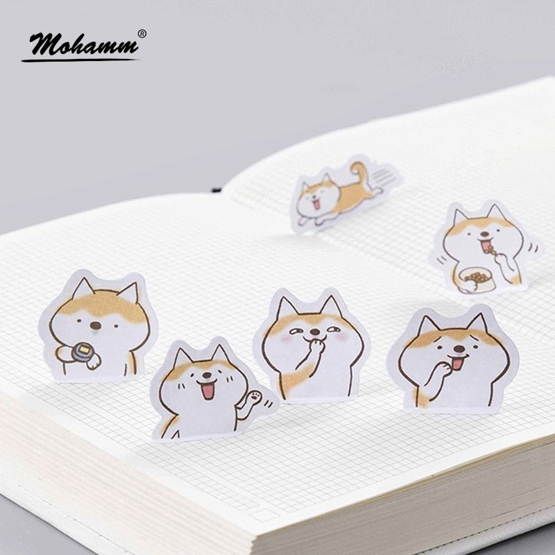 

15 Pcs Random Sticker Motif Anjing Stiker Scrapbook Journal Planner