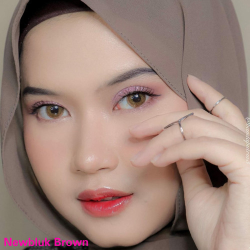 SOFTLENS NEWBLUK BROWN 15MM MINUS 0.50 S.D -6.00  BY CTK