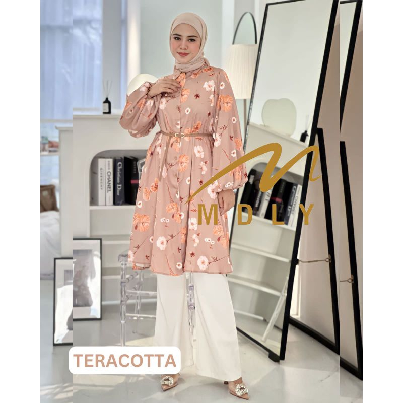 Atasan Wanita Terbaru Deera Long Tunik by Mdly