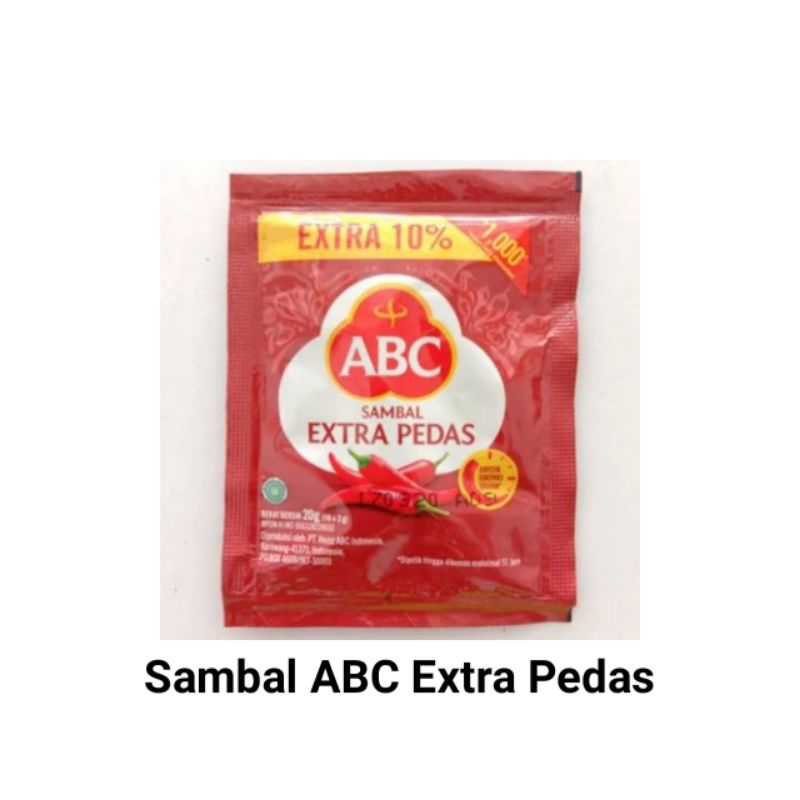 

Sambal ABC Extra Pedas 20gr