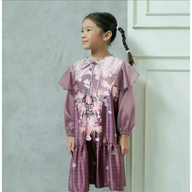 Maya dress anak 1-2 th by vanillahijab
