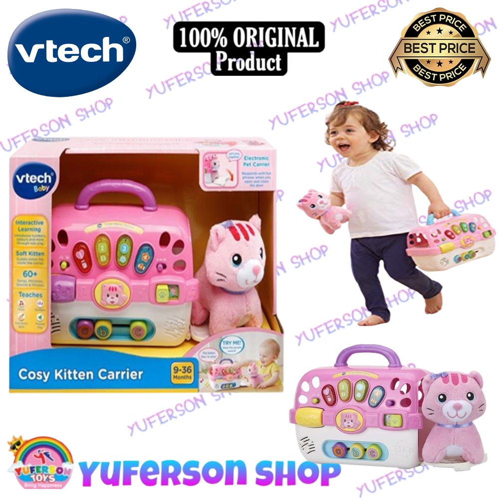 Vtech Cosy Kitten Carrier with Kitten