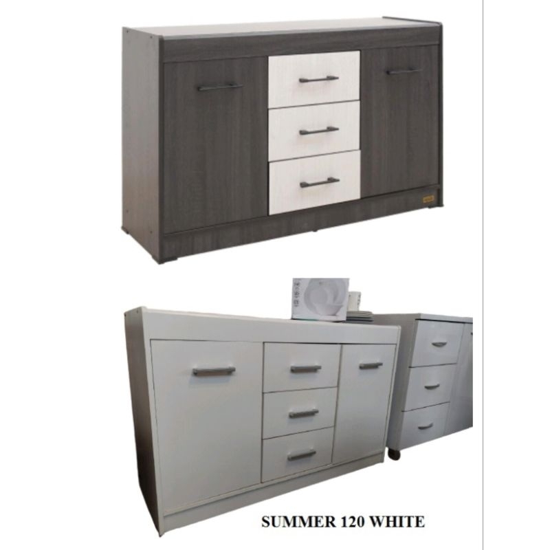 RAK SERBAGUNA MINIMALIS/SB 120/BUFFET TV LACI/BUFFET TV MINIMALIS PUTIH