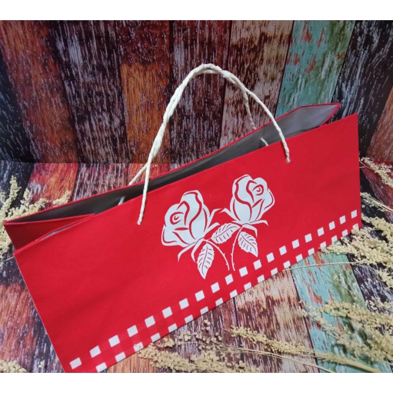 

Paperbag Merah 33*12*13cm @10pcs