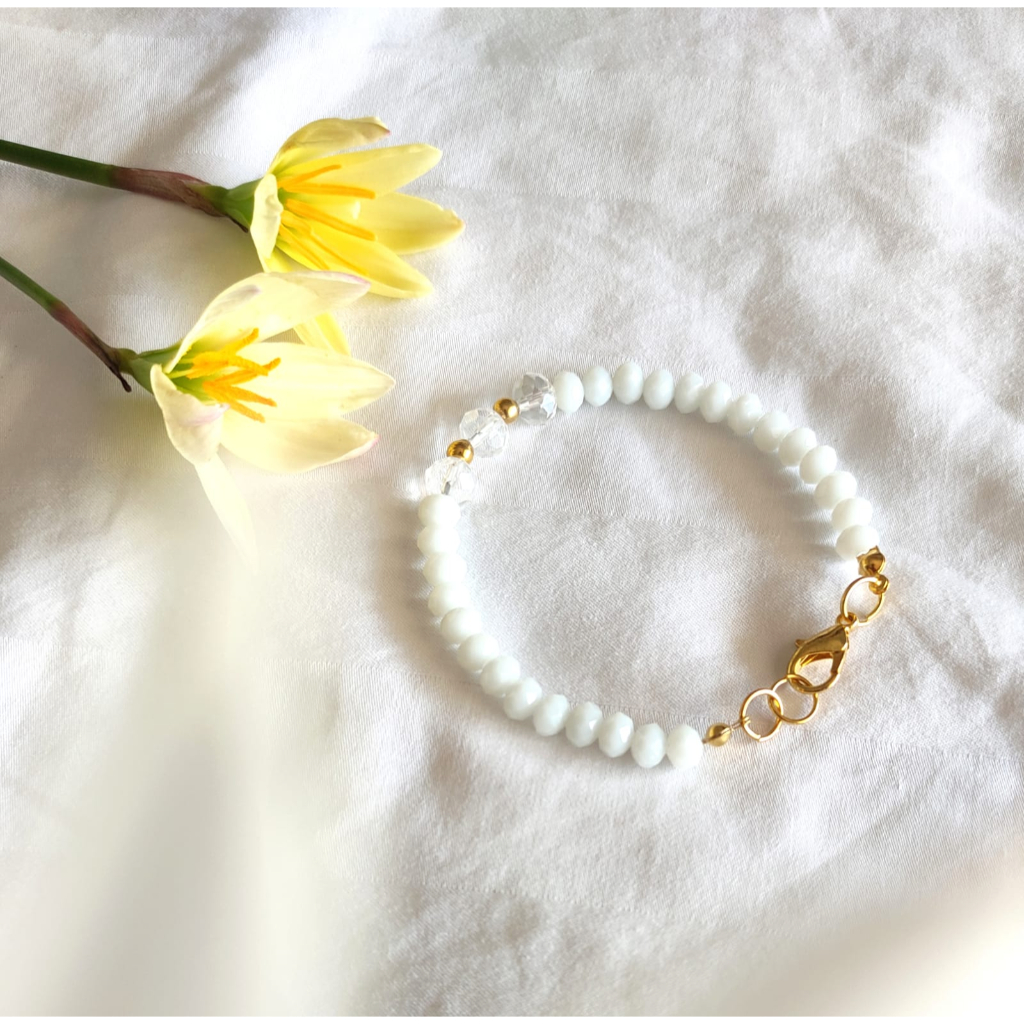 GELANG TANGAN WHITE SERIES FASHION PEREMPUAN